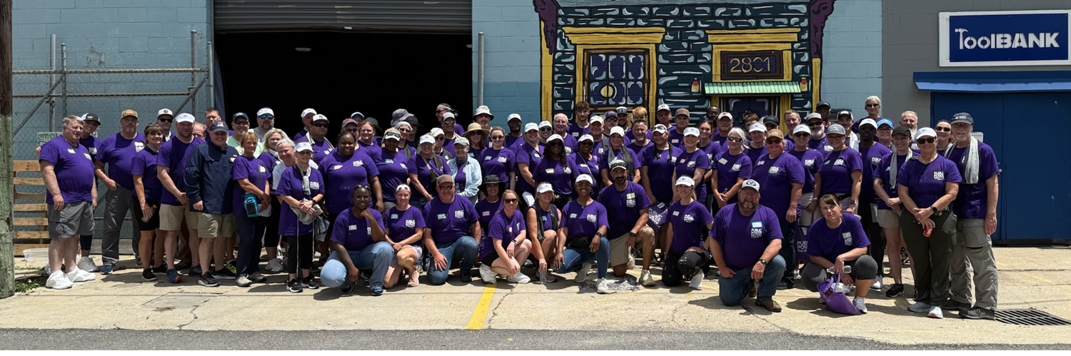 Volunteers at the Public Power Day of Giving in New Orleans, LA, June 6, 2025 
