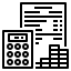 calculator and financial papers