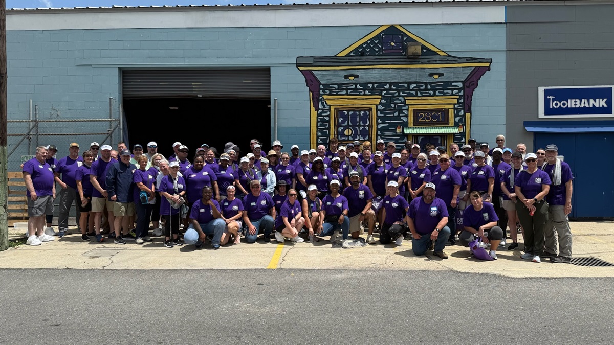 Volunteers at the Public Power Day of Giving, New Orlean, Louisiana, June 6, 2025