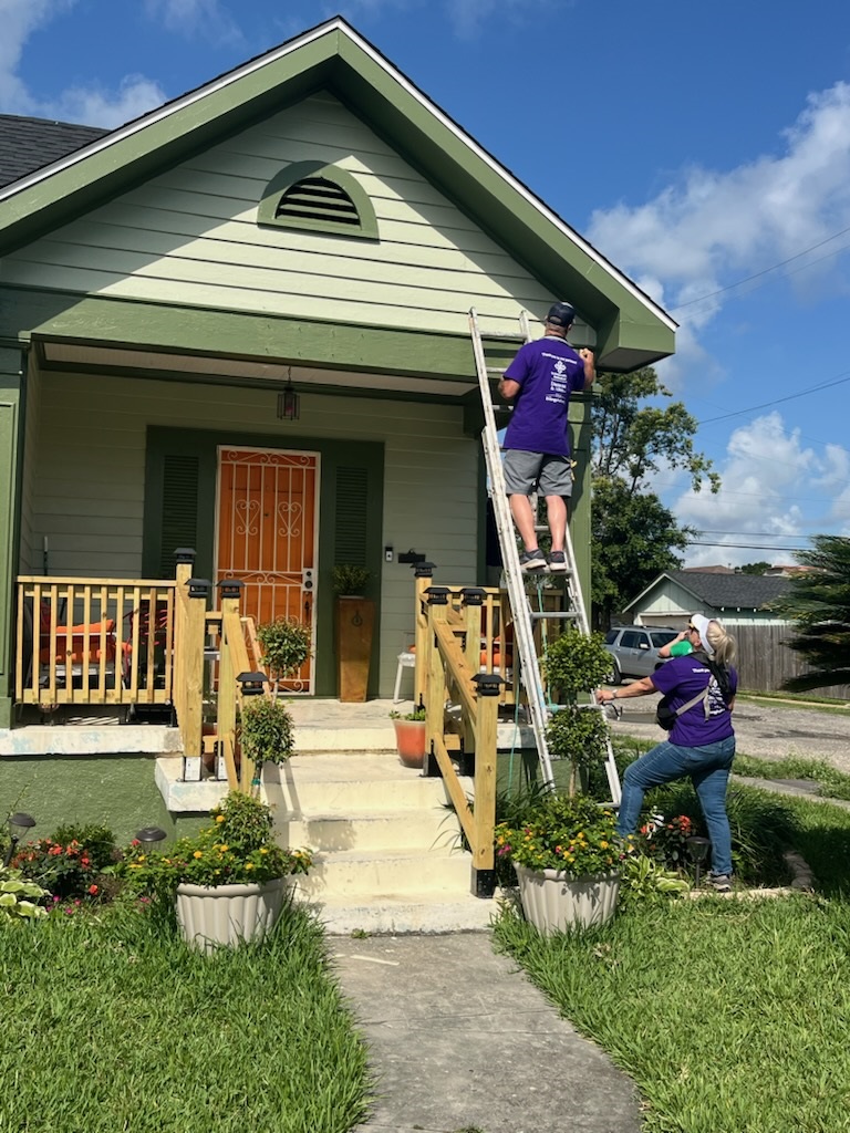 Volunteers for the Public Power Day of Giving working at the Rebuilding Together New Orleans site, New Orlean, Louisiana, June 6, 2025