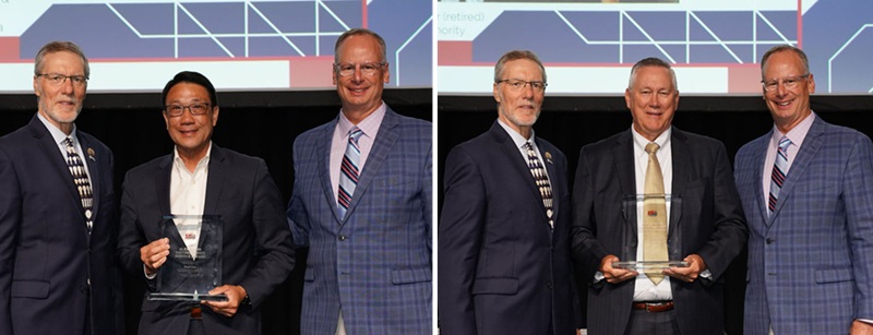 2026 Alex Radin Distinguished Service Award winners, Paul Lau and Dave Osburn