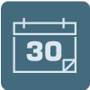 calendar showing 30