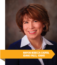 Mayor Rebecca Casper, Idaho Falls, ID
