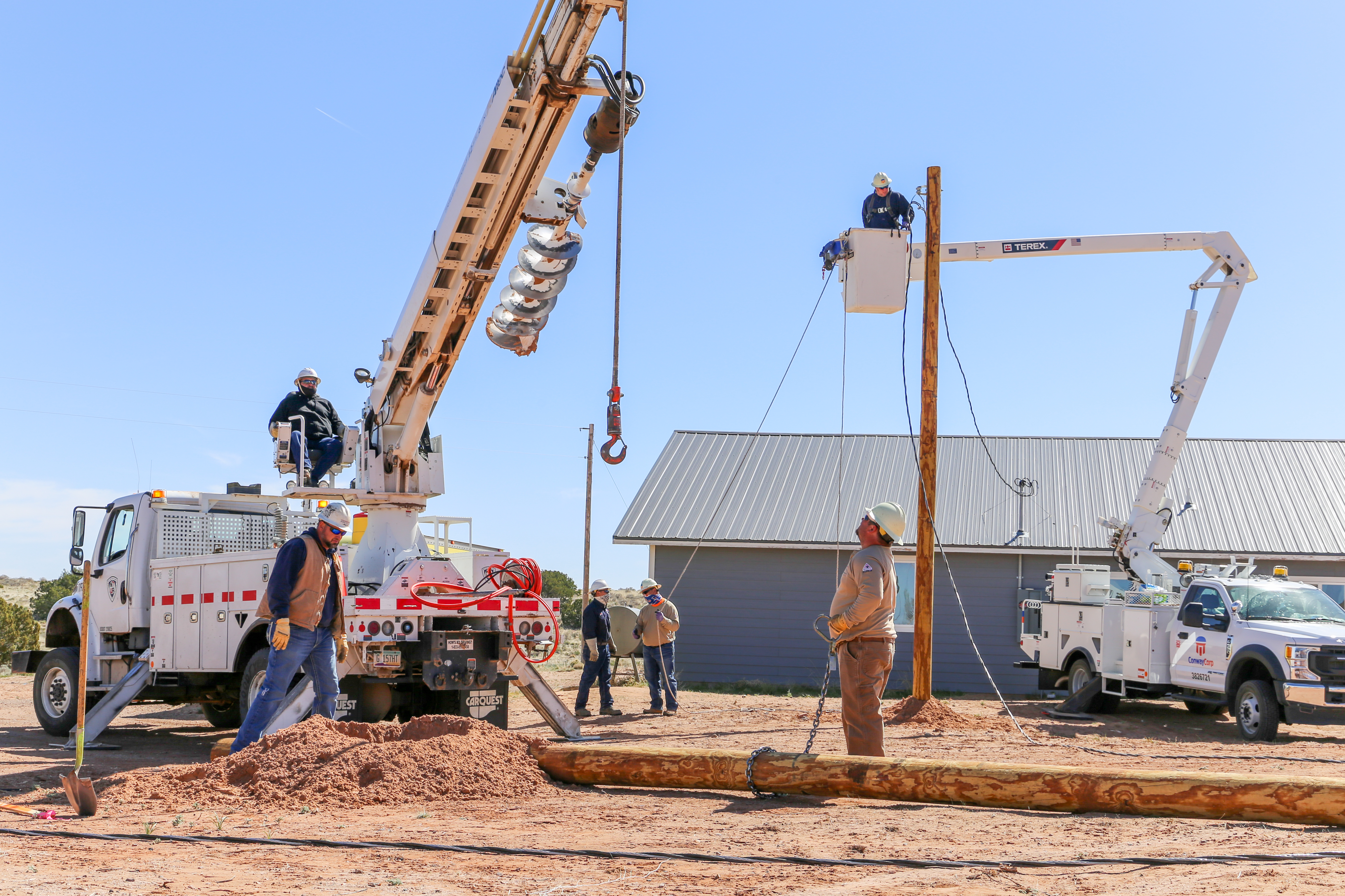 Conway Corp crews at work