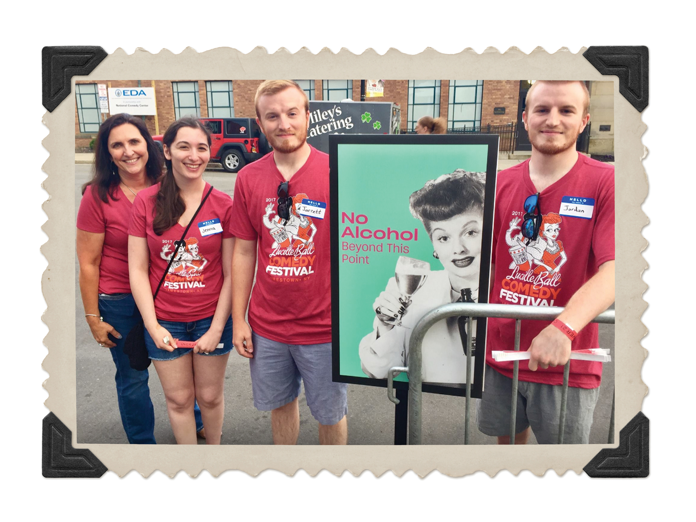 Jamestown BPU volunteers at LucyFest