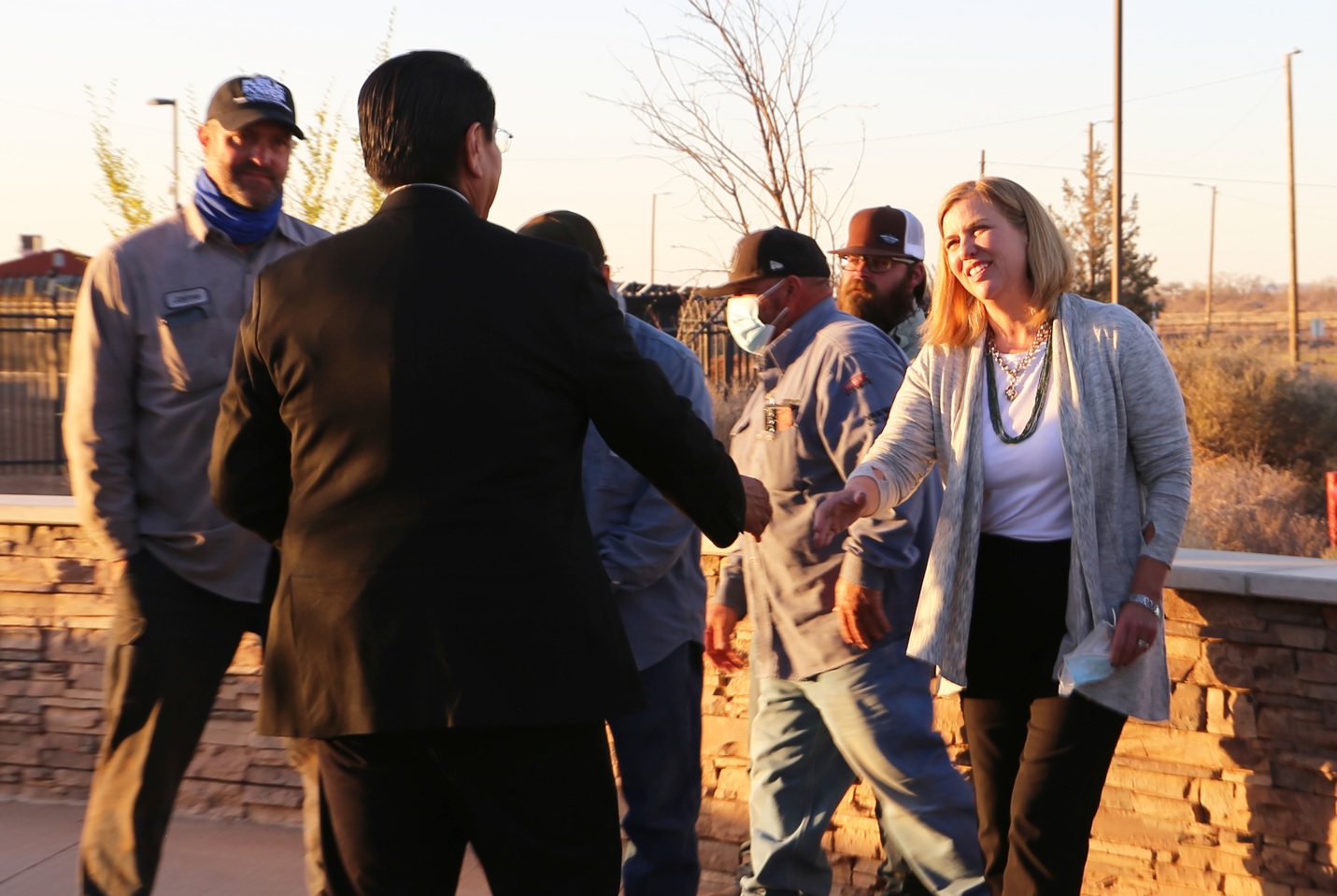 Joy Ditto meets Navajo Nation President Jonathan Nez