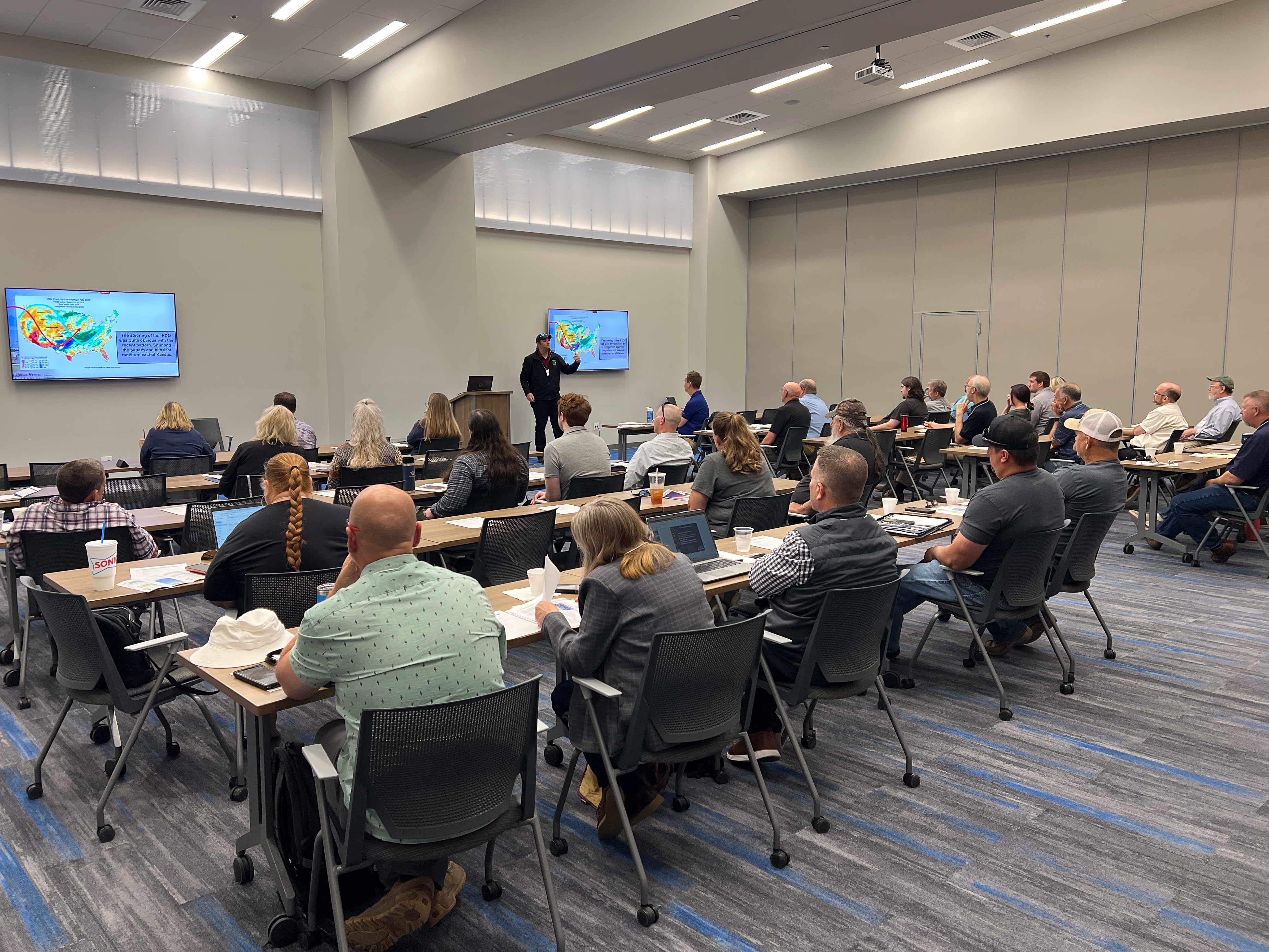 A storm response workshop held by Kansas Municipal Utilities
