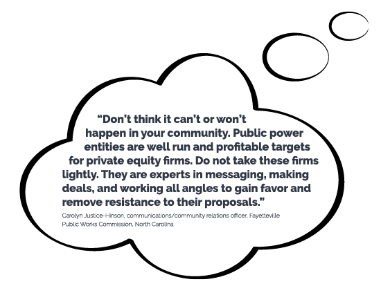 Quote from Carolyn Justice-Hinson, Fayetteville PWC