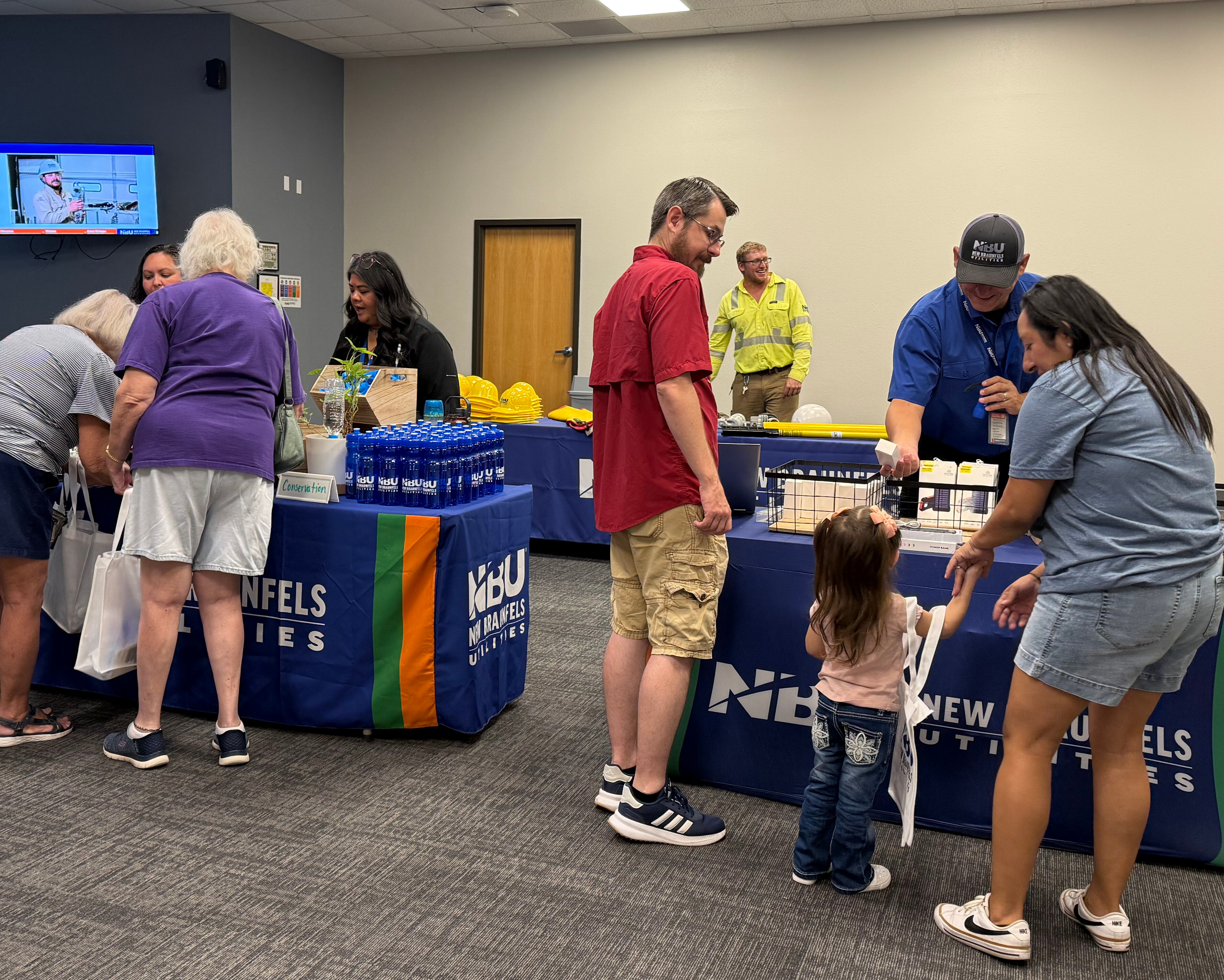NBU's community emergency preparedness event. Photo courtesy New Braunfels Utilities.