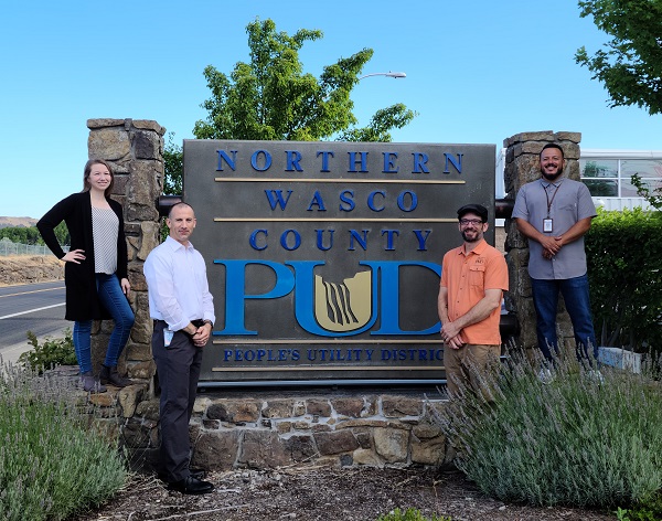 Staff members of Northern Wasco County PUD, Oregon