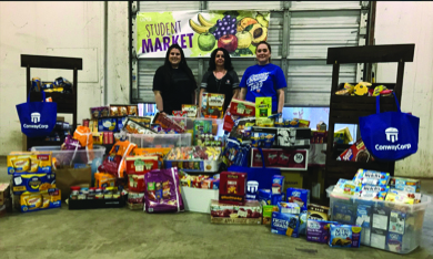 Conway corporation student market donation