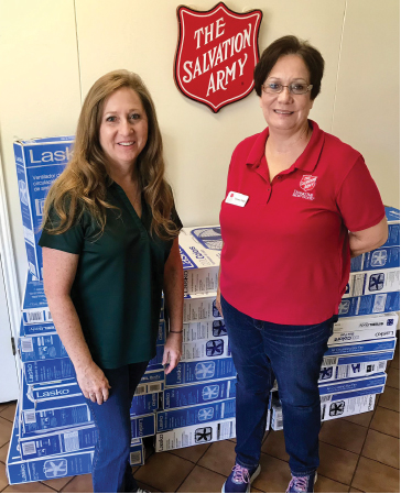 Kerrville BPU donated box fans to the community
