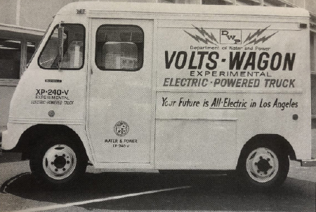 LADWP's "volts-wagon" electric truck