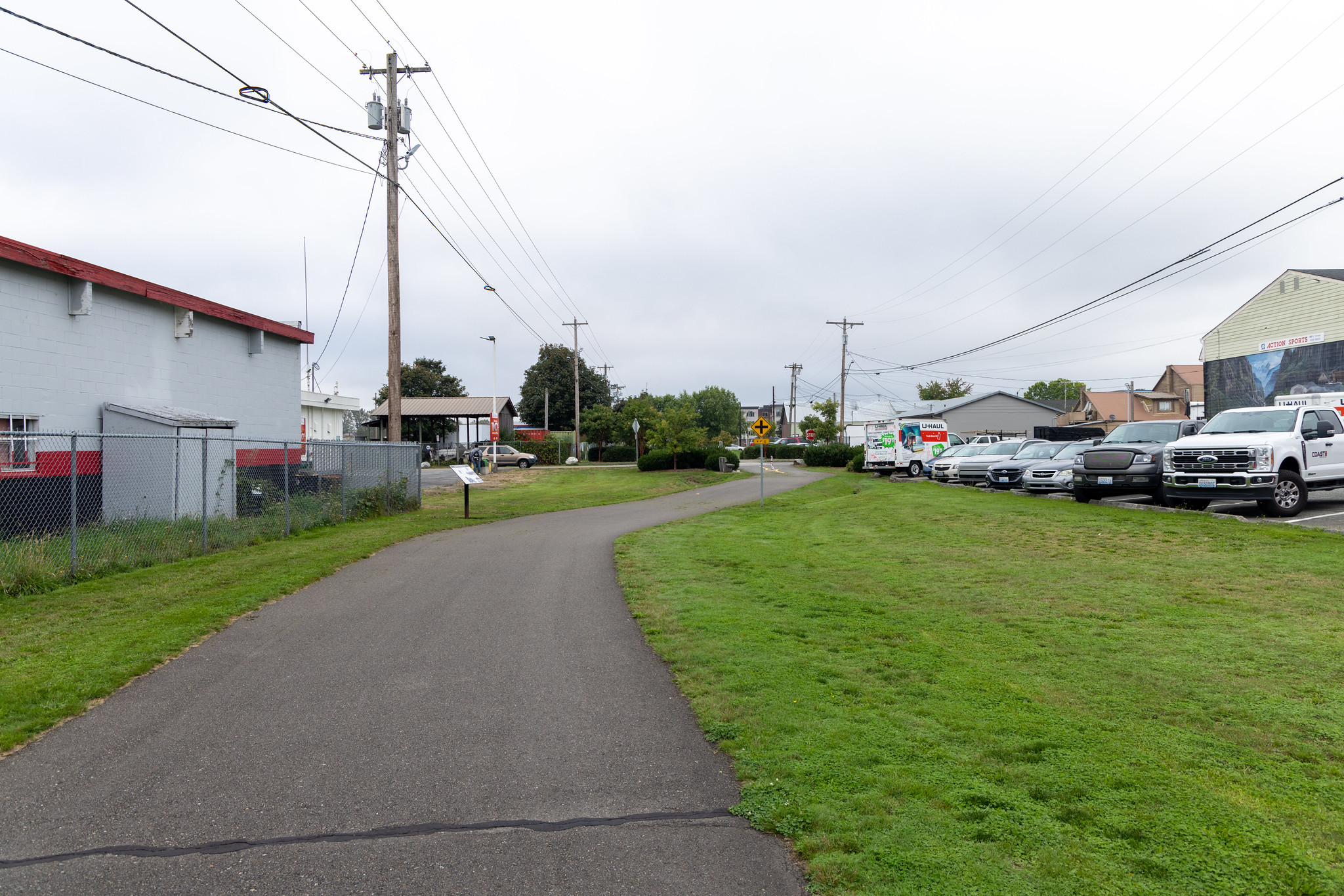 Arlington, WA bike trail before TREE Power.