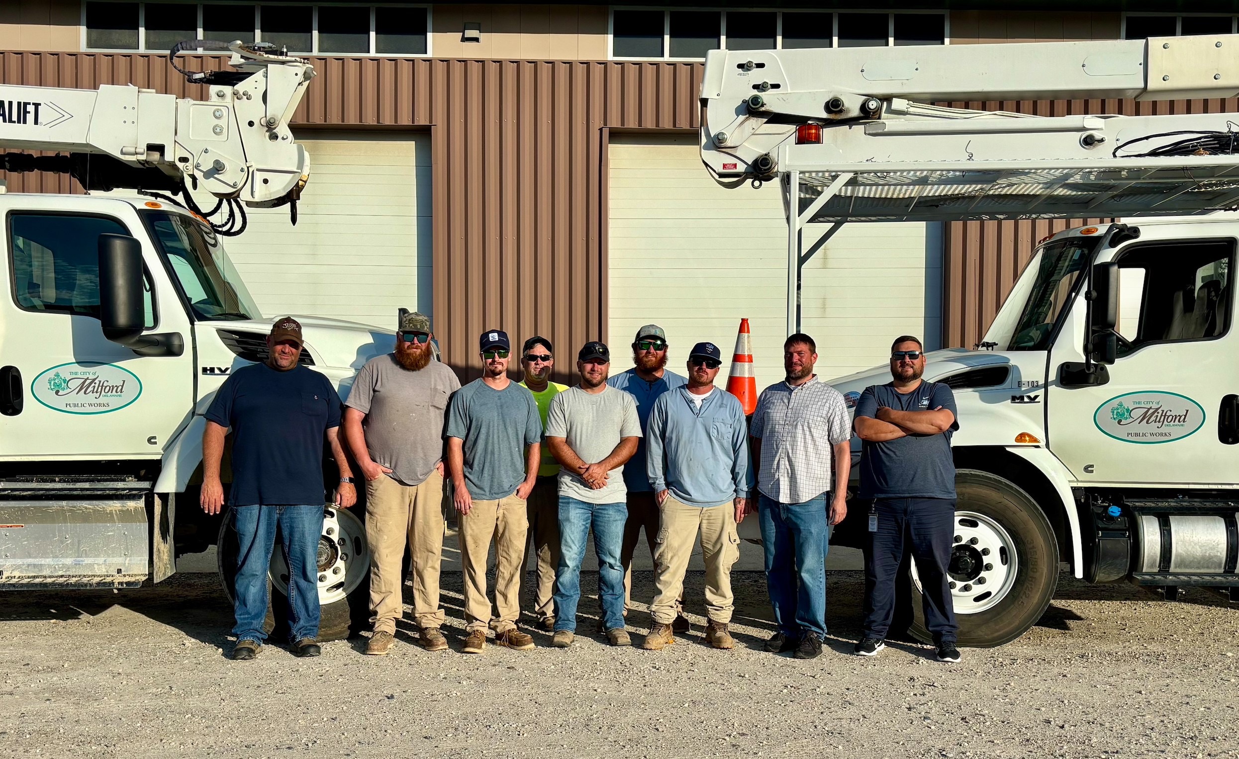 Milford, DE electric department team photo