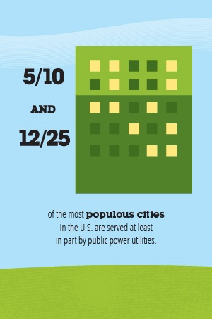 half of the largest citites in the U.S. have a public power utility