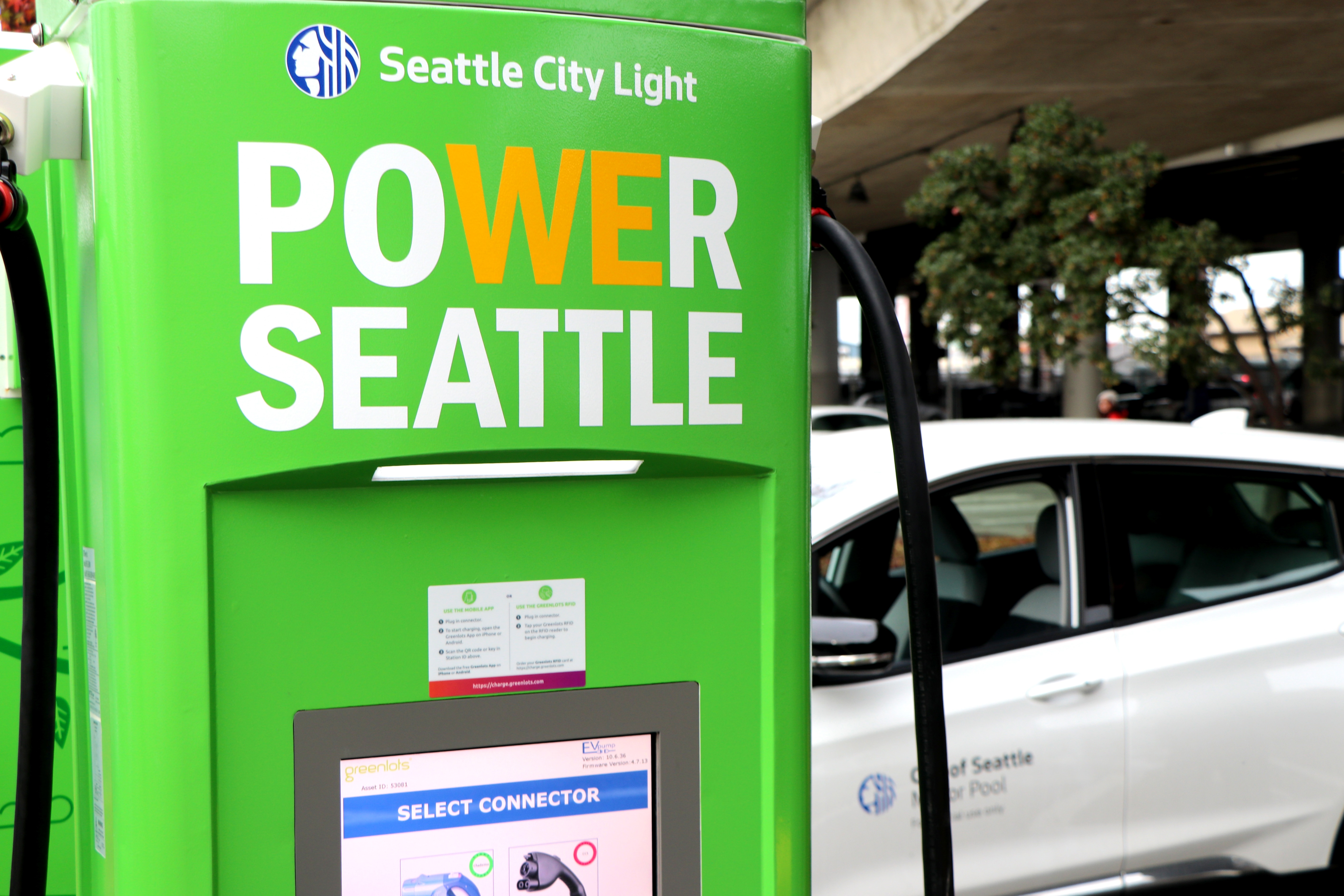 Seattle City Light public charging station
