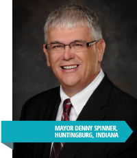 Mayor Denny Spinner, Huntingburg, IN