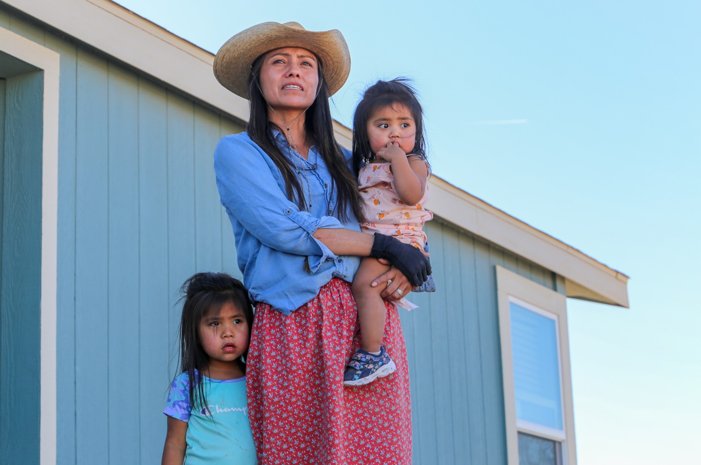 Local resident receives electricity for the first time