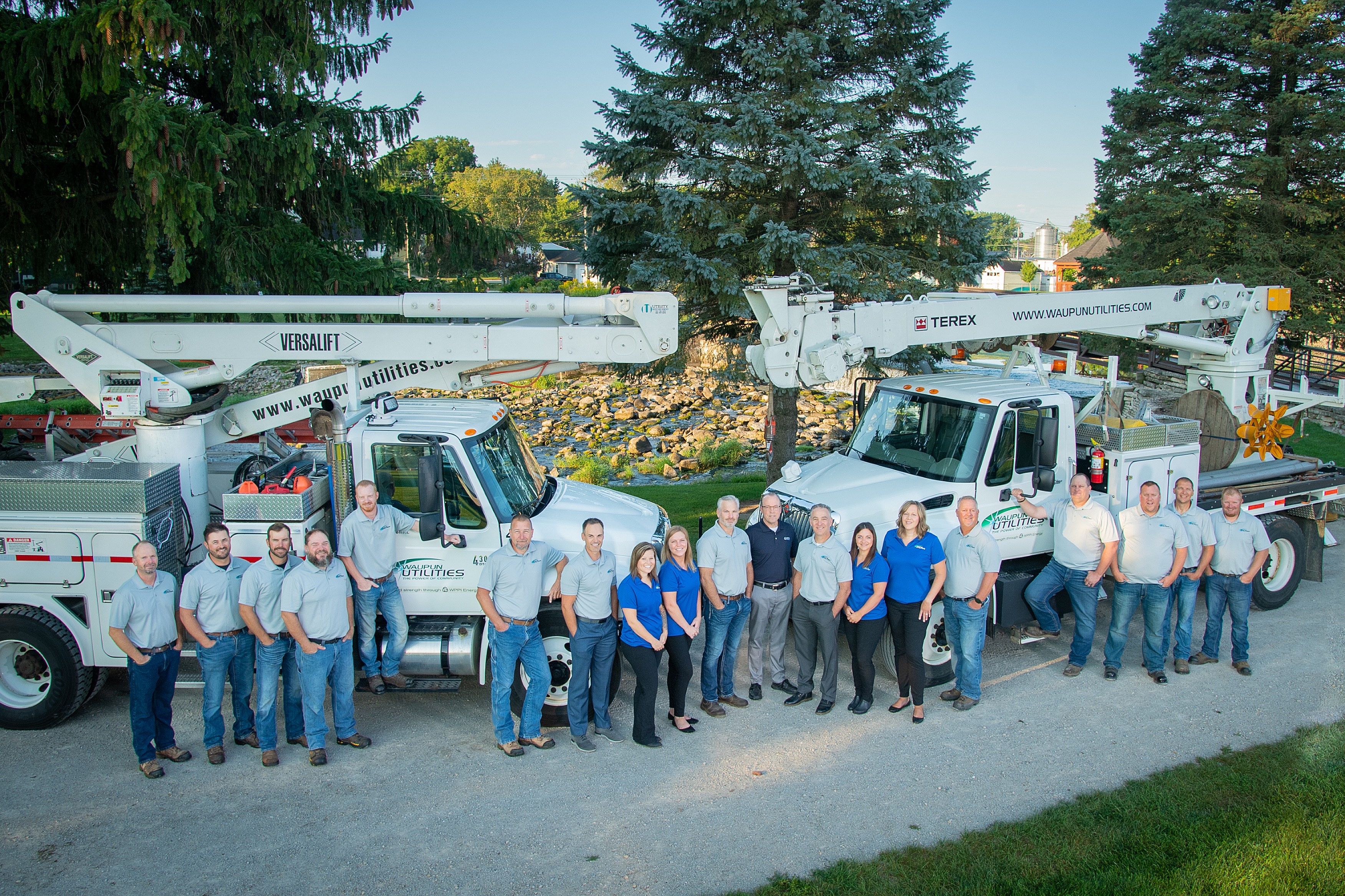 The Waupun Utilities team today