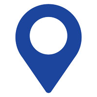 Dark blue location marker