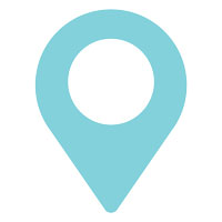 Light blue location marker