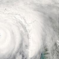 hurricane as seen from space