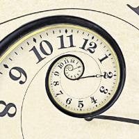 spiral clock