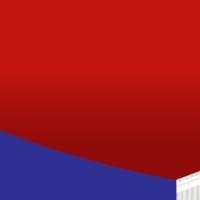 Capitol building on red and blue background
