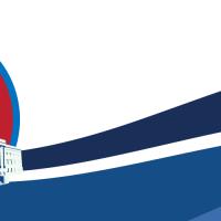 US Capitol with blue swoosh
