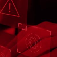 image of hands typing with "incident management" floating in the air