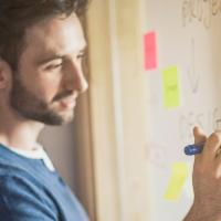 people planning on whiteboard