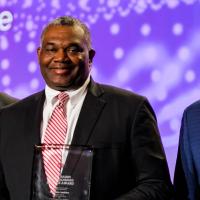 Decosta Jenkins presented with the Alex Radin Distinguished Service Award, June 14, 2022