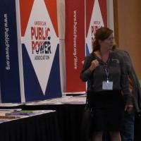 people talking at a Public Power conference