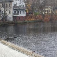 View from hydro plant in Kennebunk, ME