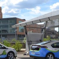 Electric cars from the Lansing Board of Water and Light