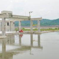 Meldehel hydropower station under construction