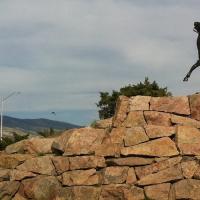 Monument to Buffalo Bill in Cody, WY