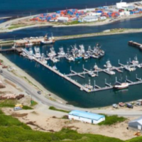 King Cove, Alaska's portside and town center.
