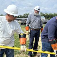 DEMEC lineman at work