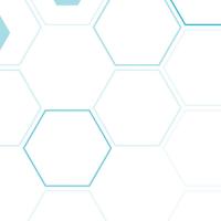 pattern of blue hexagons