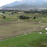 Heber Valley Utah with new distribution lines visible