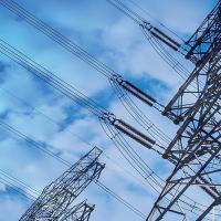 transmission lines in the sky