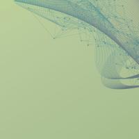 swirling lines on a green background