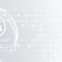 light gray outline of a shield with a padlock icon on a patterned backdrop