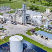 Aerial view of Florida Municipal Power Agency's Mulberry plant