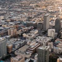 aerial view of Los Angeles