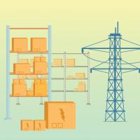 Image of interconnected power lines