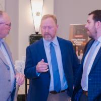 Attendees at the 2026 APPA Legislative Rally talking with each other