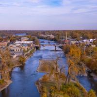 Aerial view of Batavia, Illinois